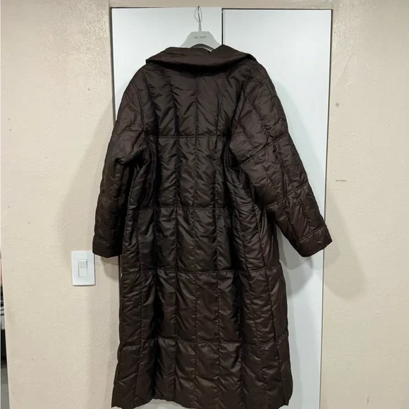 Versace Dark Brown Puffer Coat - Picture 9 of 14